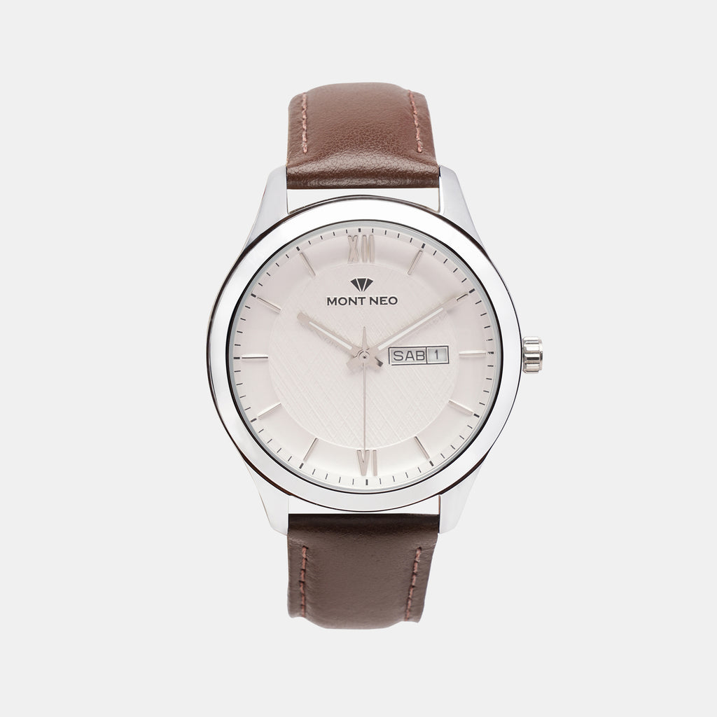Mont Neo Round Silver Analog watch