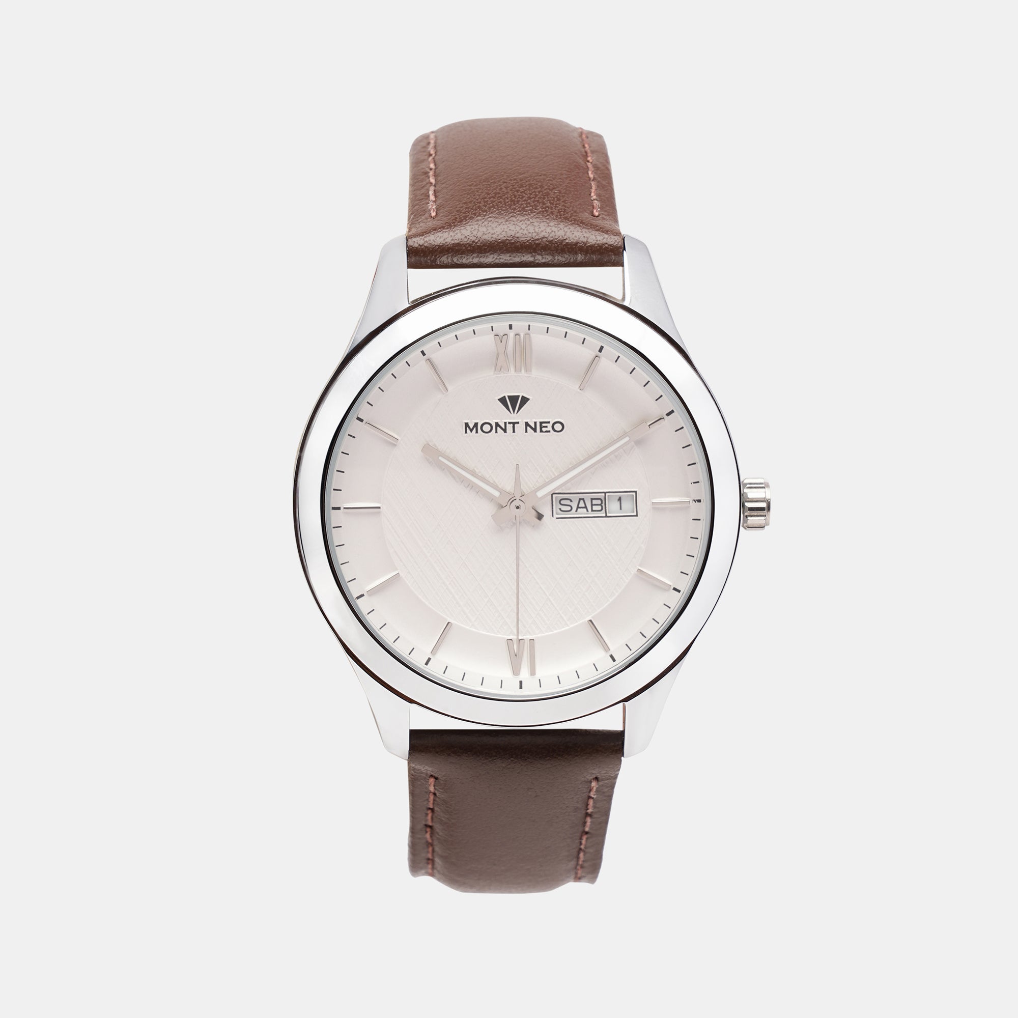Mont Neo Round Silver Analog watch