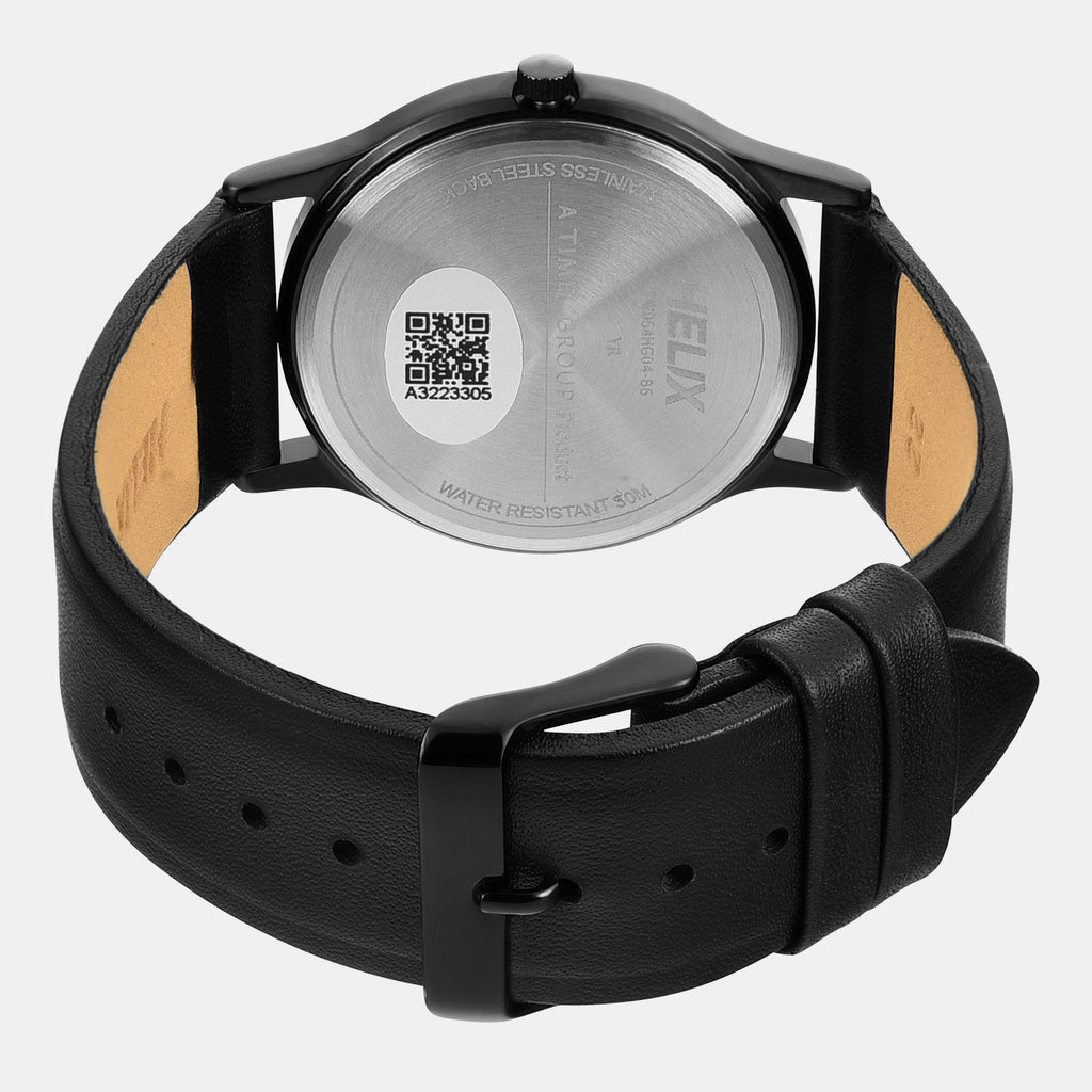 Helix Leather Black watch