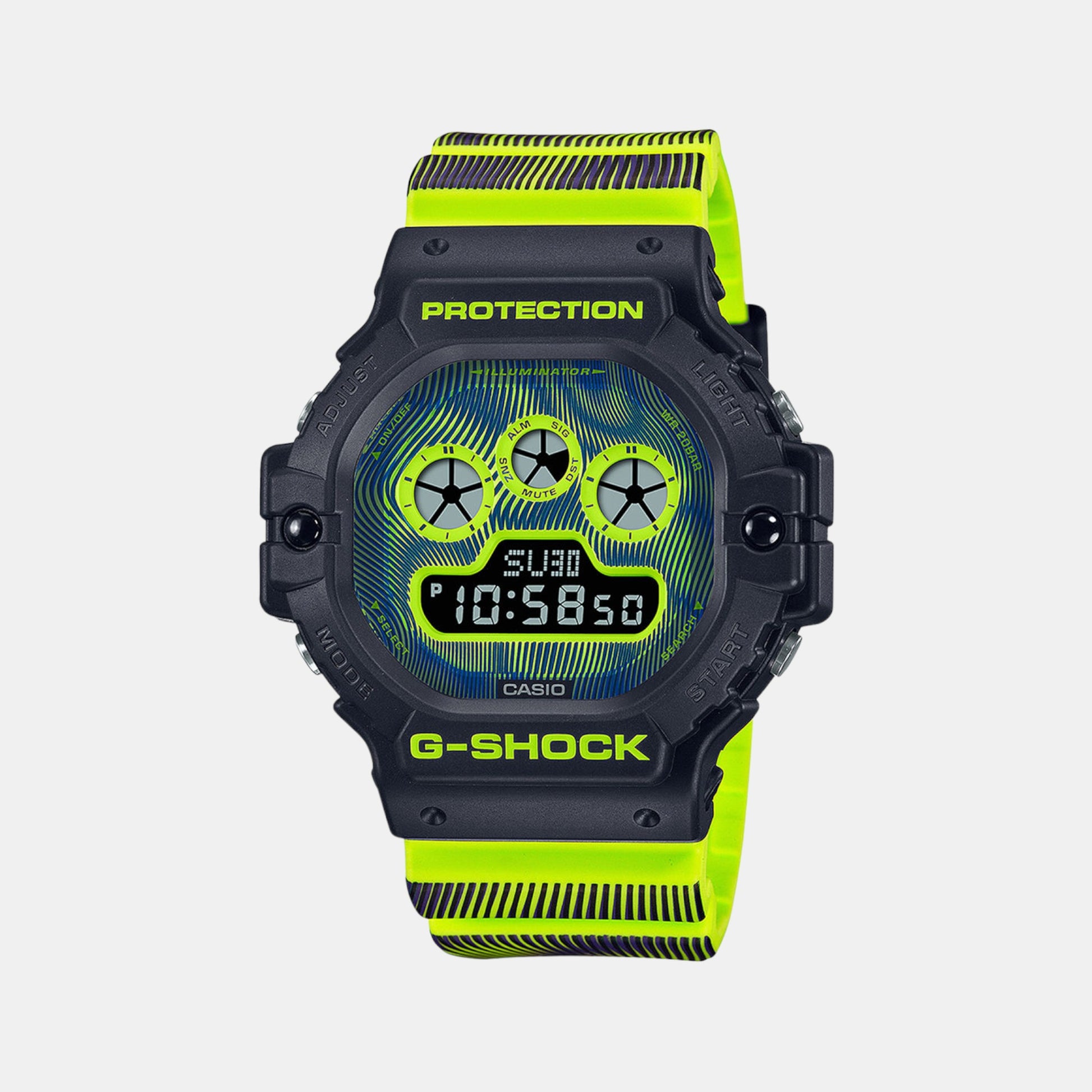 Unisex Digital Resin Watch G1324