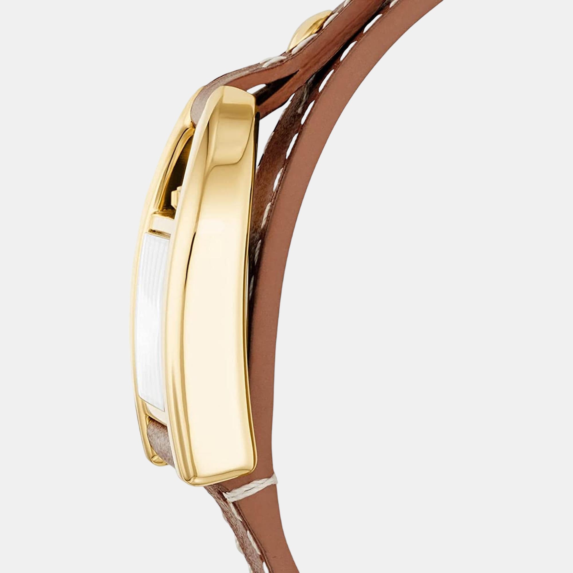 Harwell Women Quartz White Dial Analog Leather Watch ES5264