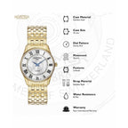 Sonata Women Quartz Silver Dial Analog Stainless Steel Watch 520820 48 15 50