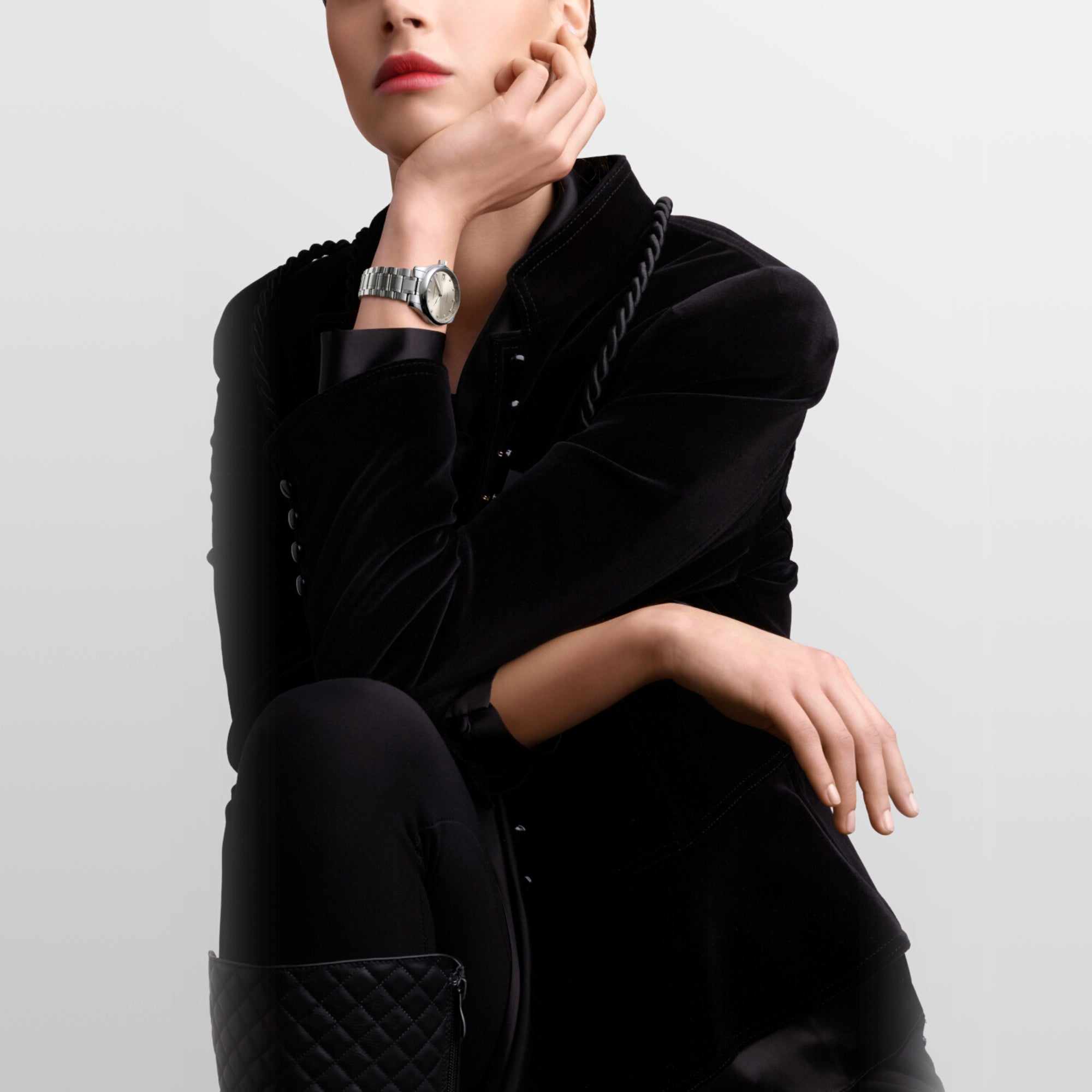 Longines 34 mm Silver Automatic watch