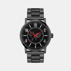 Helix Round Black Analog watch