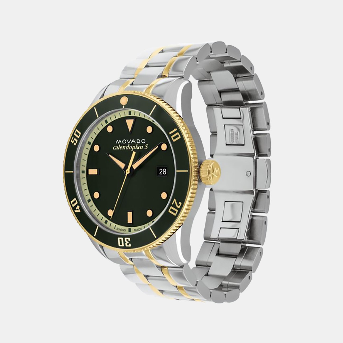 Heritage Series Men Green Analog Stainless Steel Watch 3650127