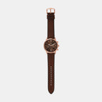 Neutra Men Quartz Brown Dial Chronograph Leather Watch FS6026