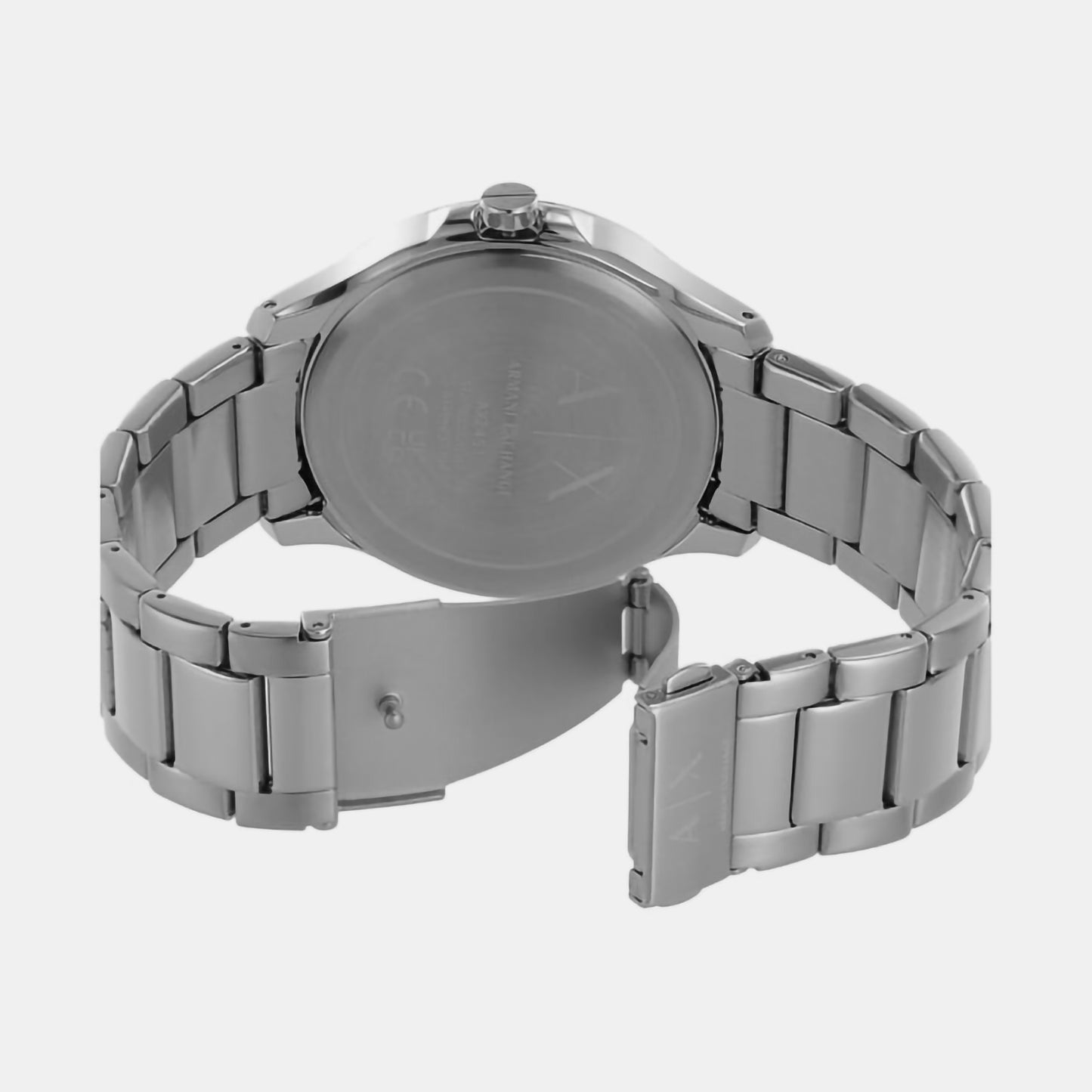 Men's Blue Analog Stainless Steel Watch AX2451