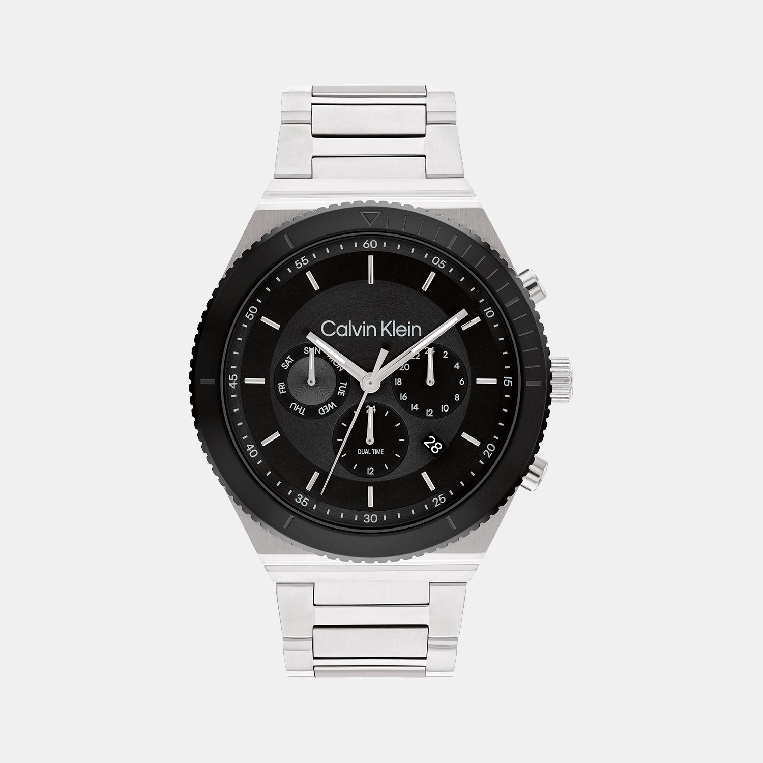 Calvin Klein Tonneau Black Chronograph watch