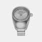 Female Silver Analog Stainless Steel Ring Watch ES5321