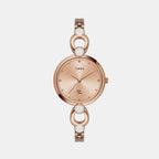Timex Round Rose Gold Analog watch