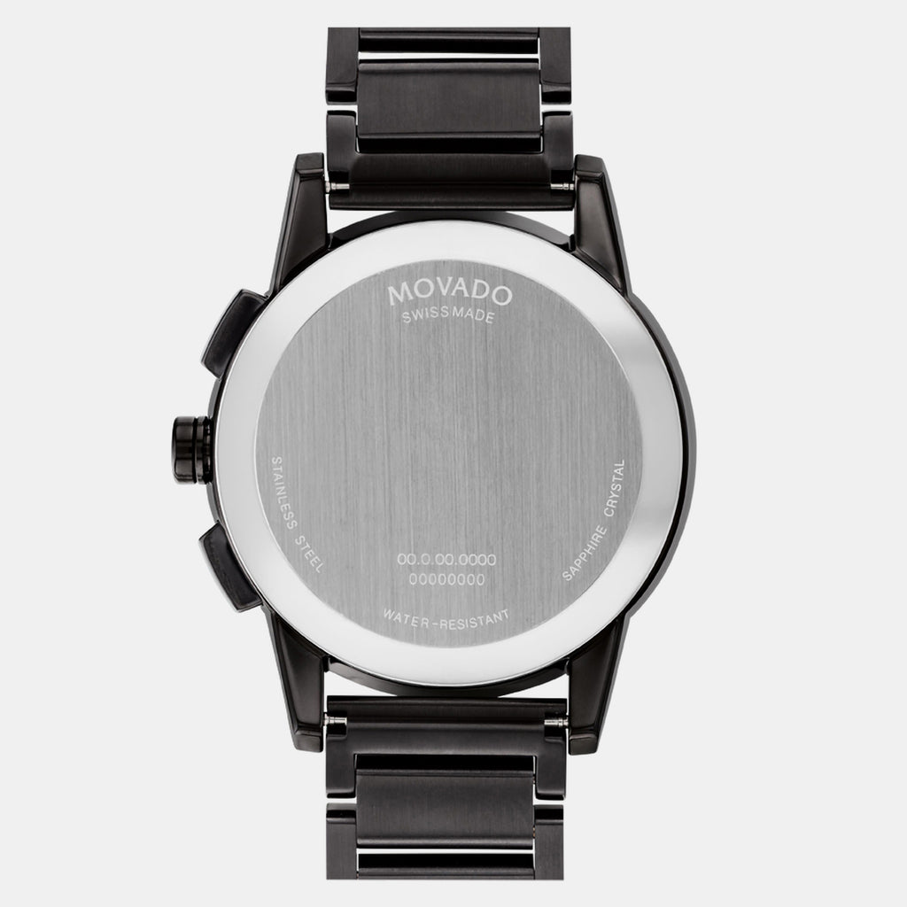 Movado Men Round Black watch