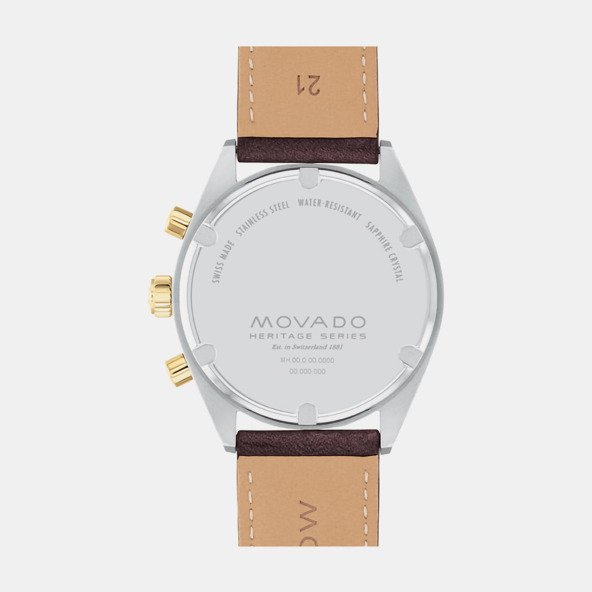 Movado Men Round Black watch