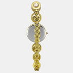 Fria Women Quartz Silver Dial Analog Brass Watch TWEL16400