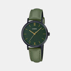 Casio Round Green Analog watch