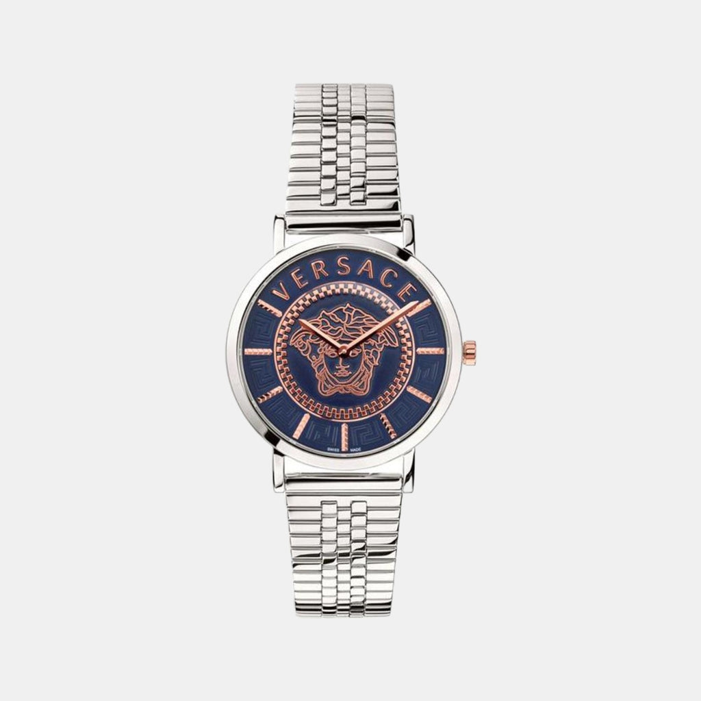 Versace Round Blue Analog watch
