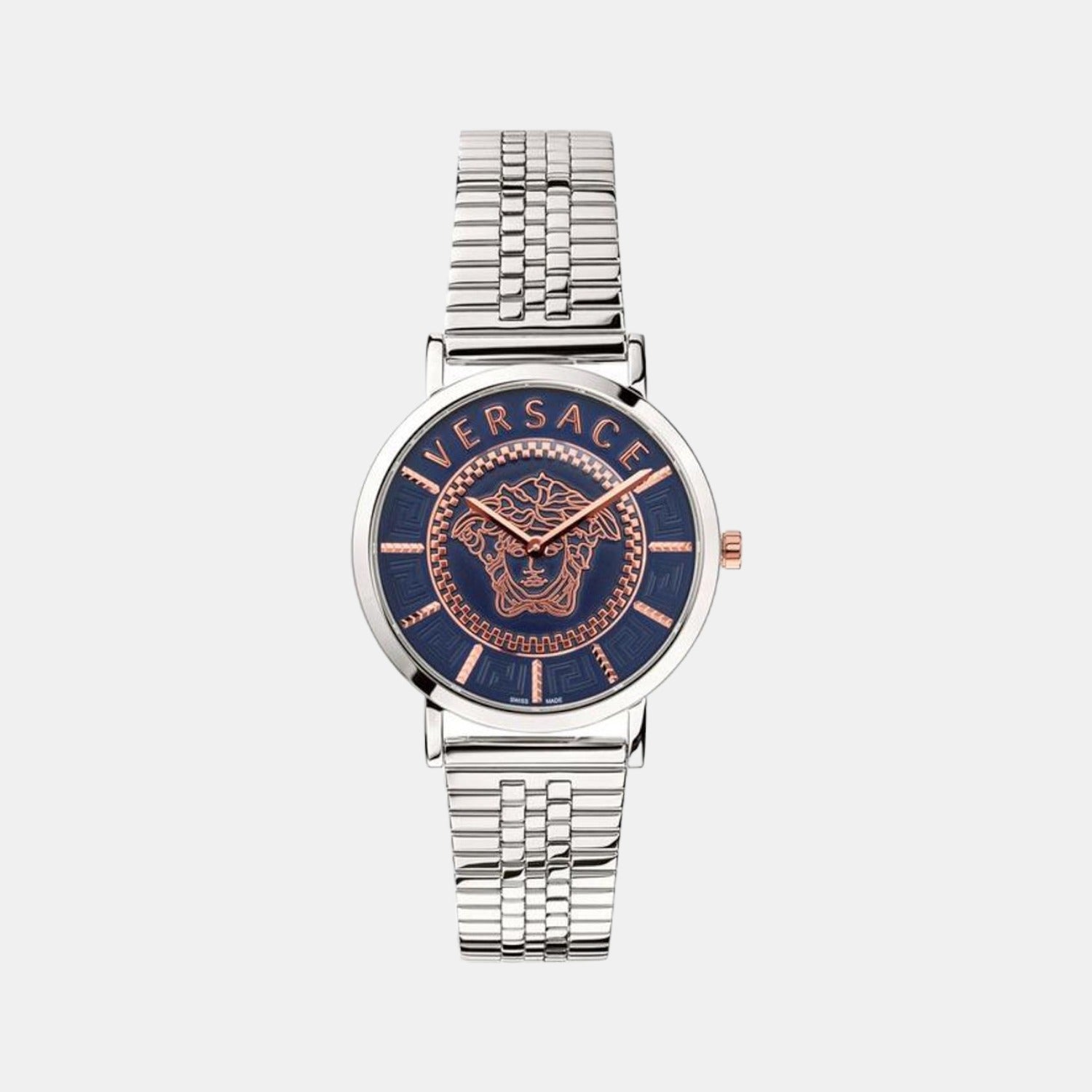 Versace Round Blue Analog watch