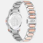 Km-Gancini Gent Men Quartz White Dial Analog Stainless Steel Watch SFKM00523