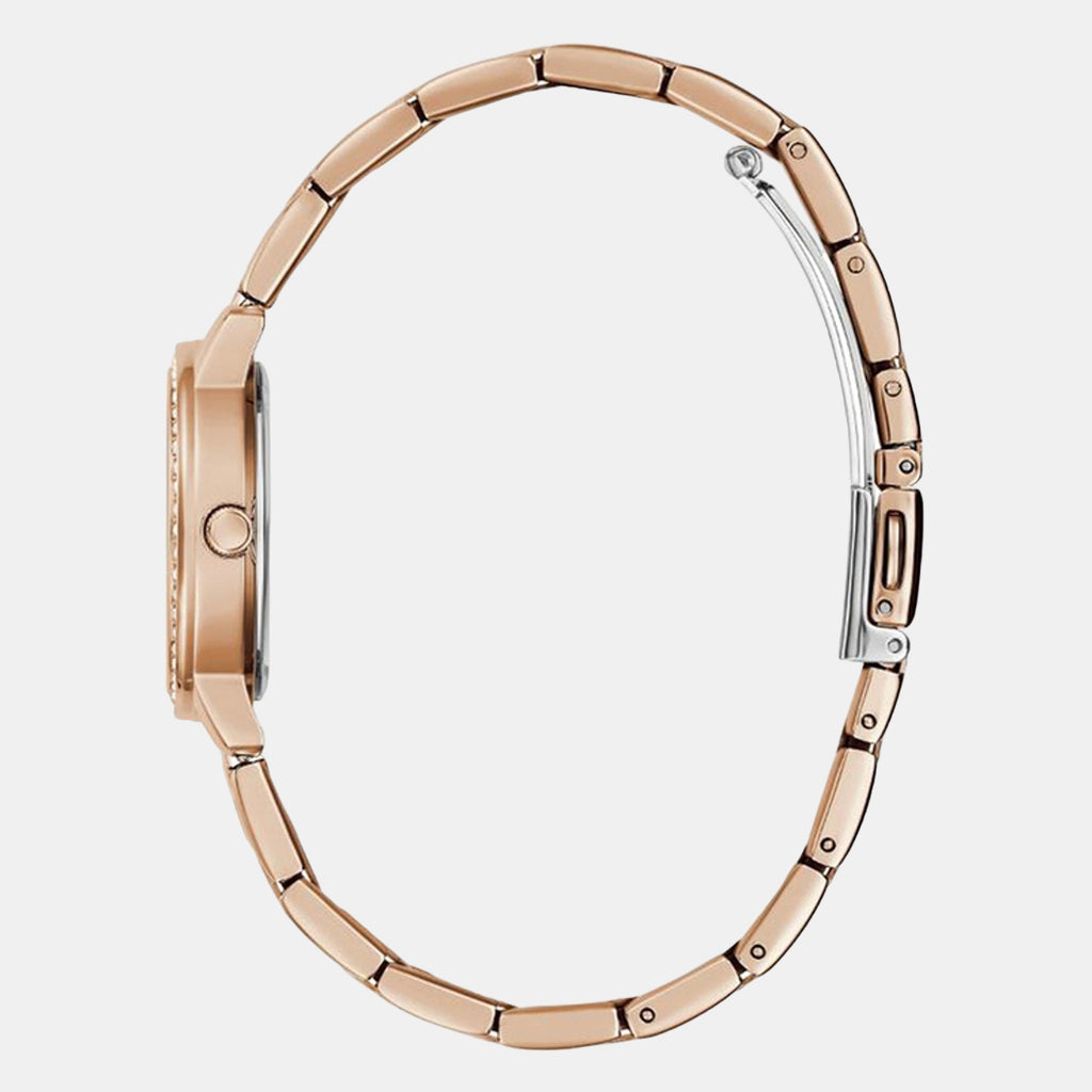 Melody Women Quartz Rose Gold Dial Analog Stainless Steel Watch GW0532L5