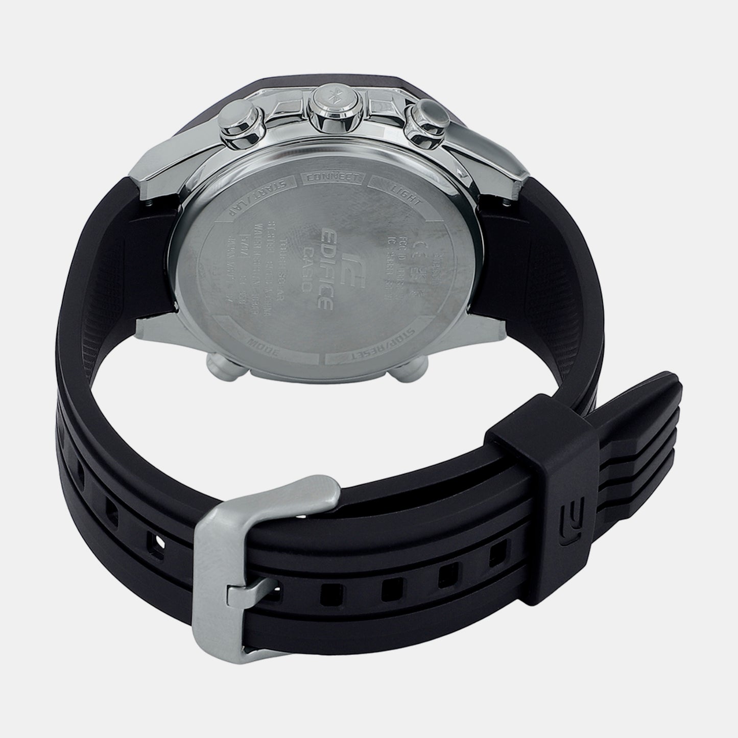 Men's Black Analog-Digital Resin Watch EX557