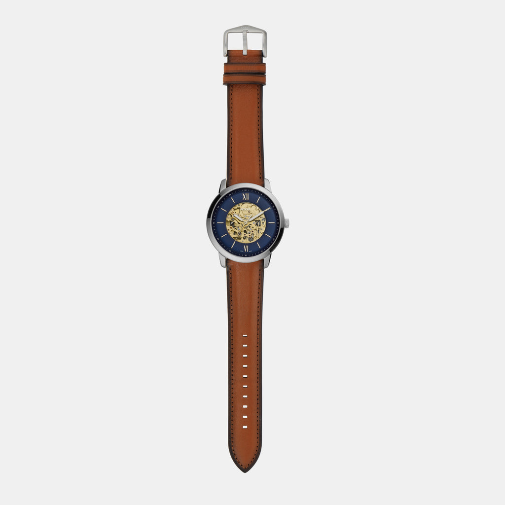 Neutra Men Automatic Blue Dial Analog Leather Watch ME3160