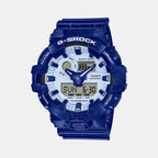 Casio Round Blue Analog-Digital watch