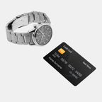 Seiko Stainless Steel Black watch