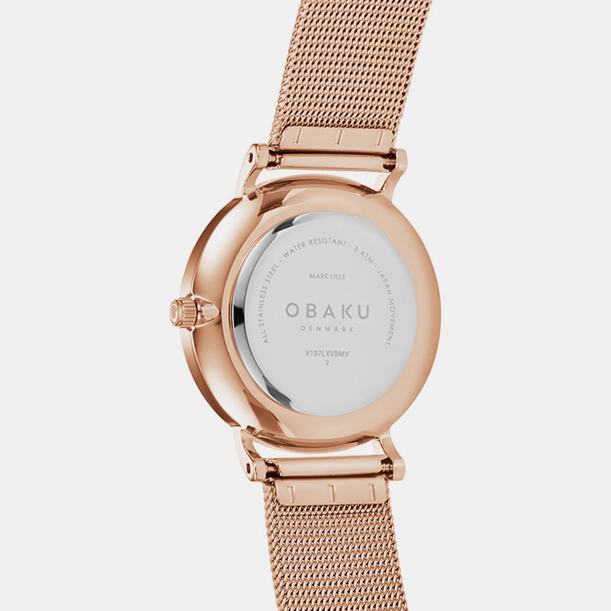 Obaku Women Round Black watch