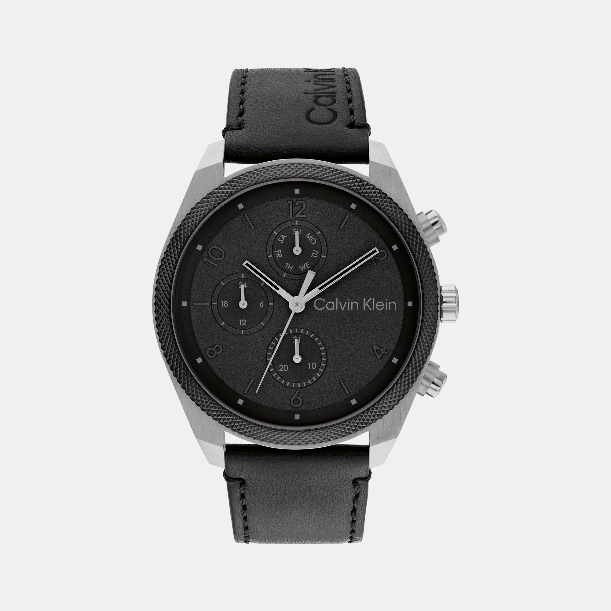 Calvin Klein Round Black Chronograph watch