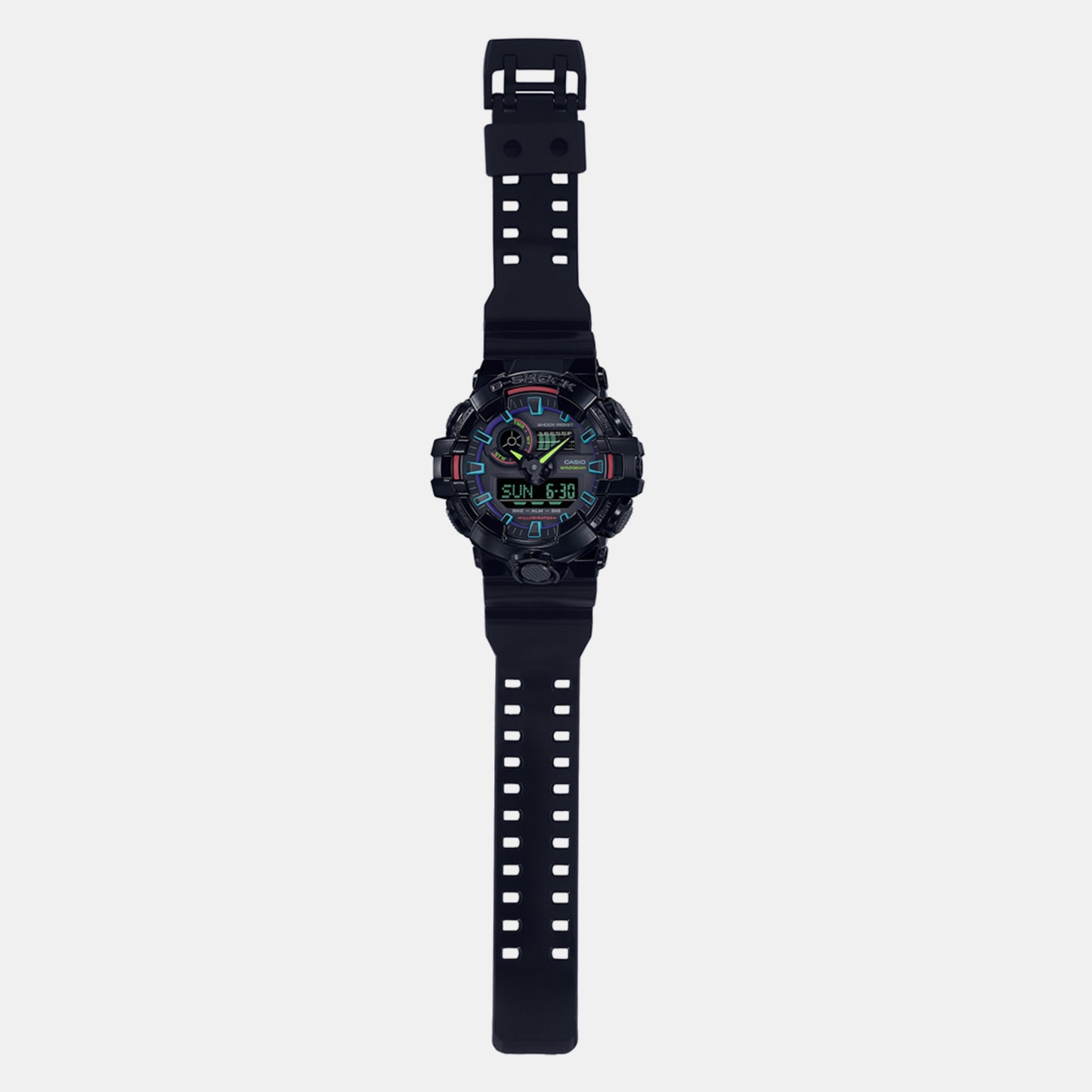 Men's Black Analog-Digital Resin Watch G1369 - GA-700RGB-1ADR