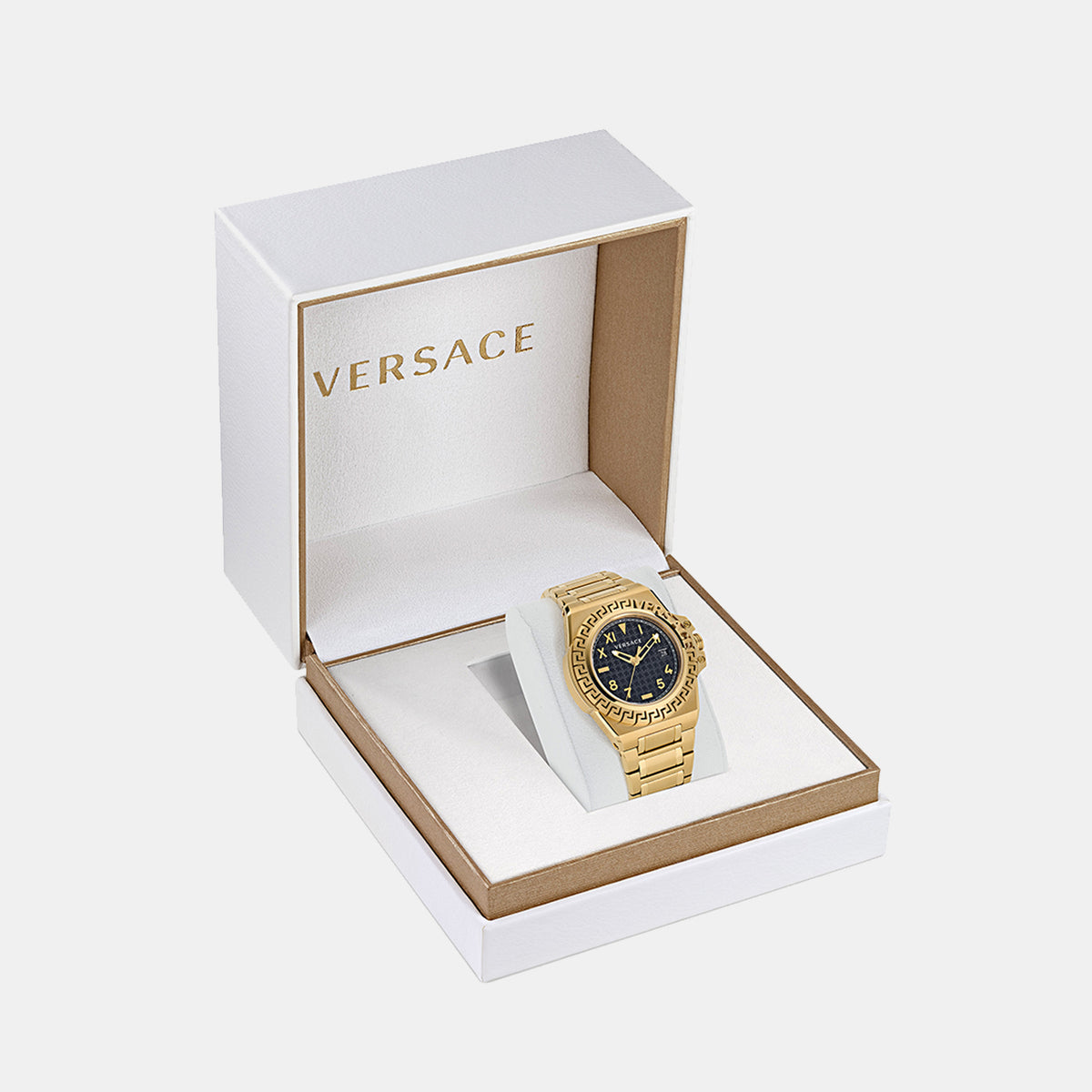 Versace Stainless Steel Round watch