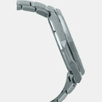 Edifice Men Quartz Silver Dial Chronograph Stainless Steel Watch EX552