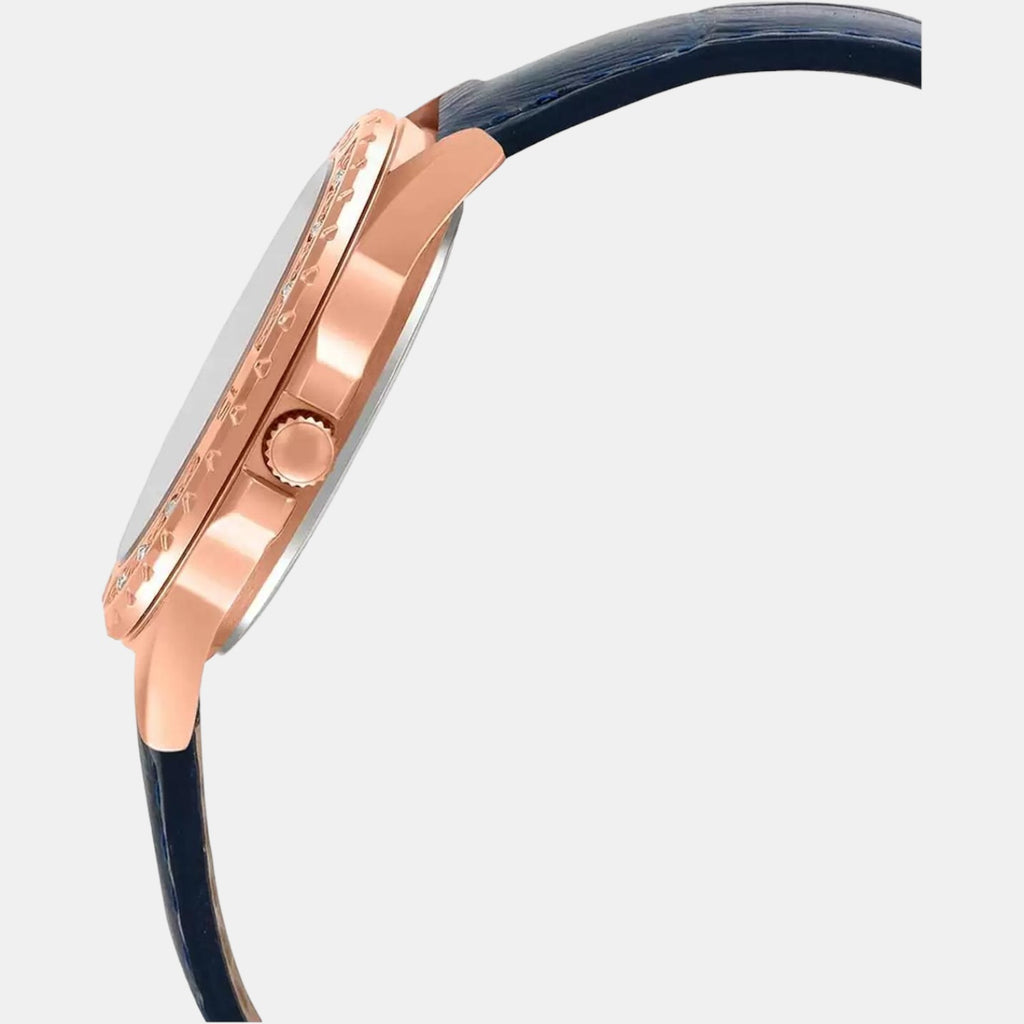 Sheen Women Quartz White Dial Analog Leather Watch SH204