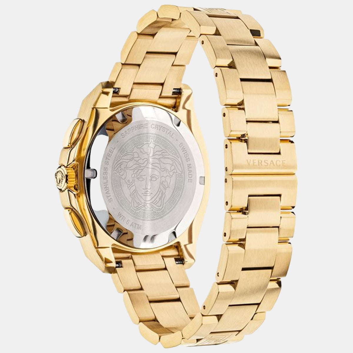 Versace Men Round Black watch