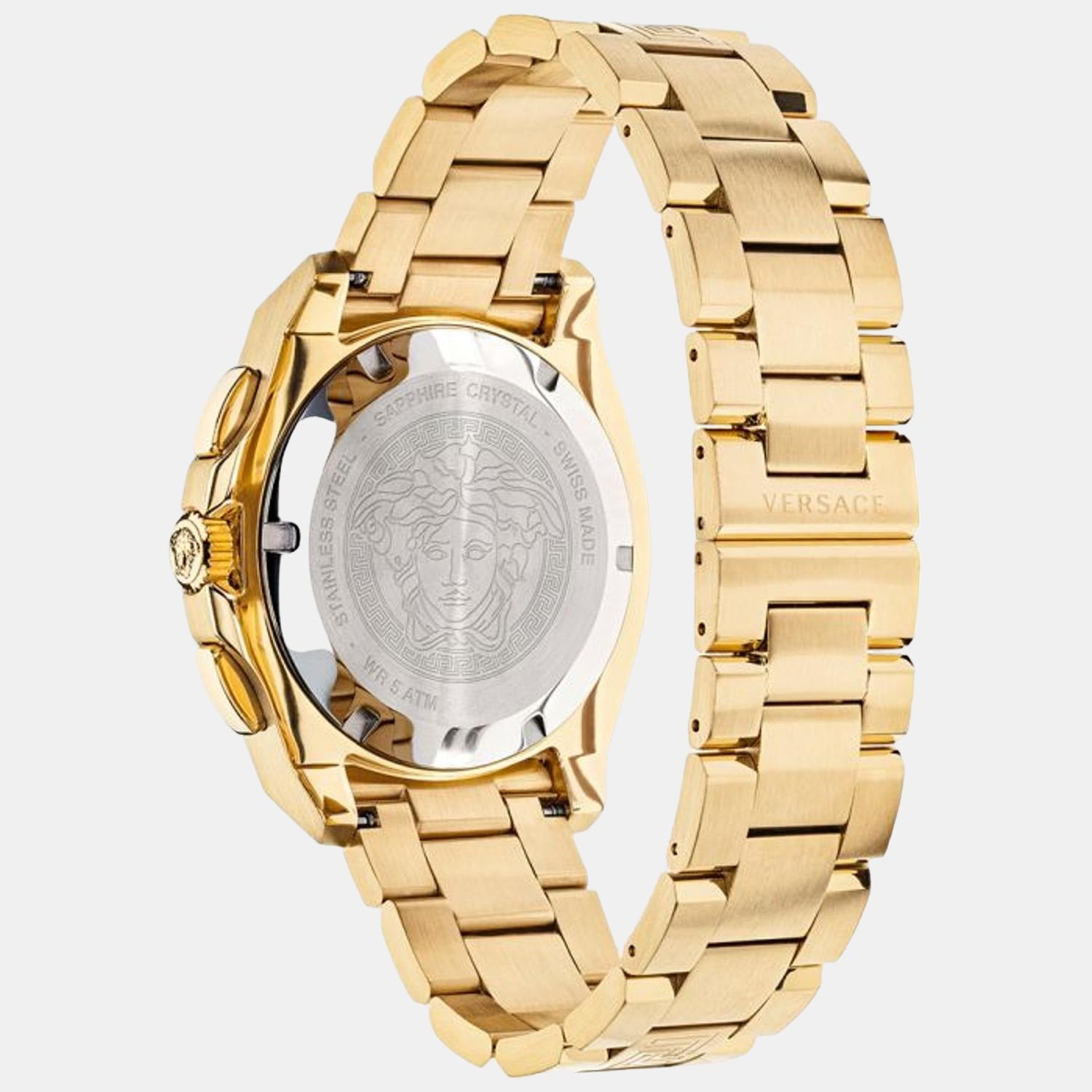 Versace Men Round Black watch