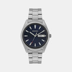 Seiko Round Blue Analog watch