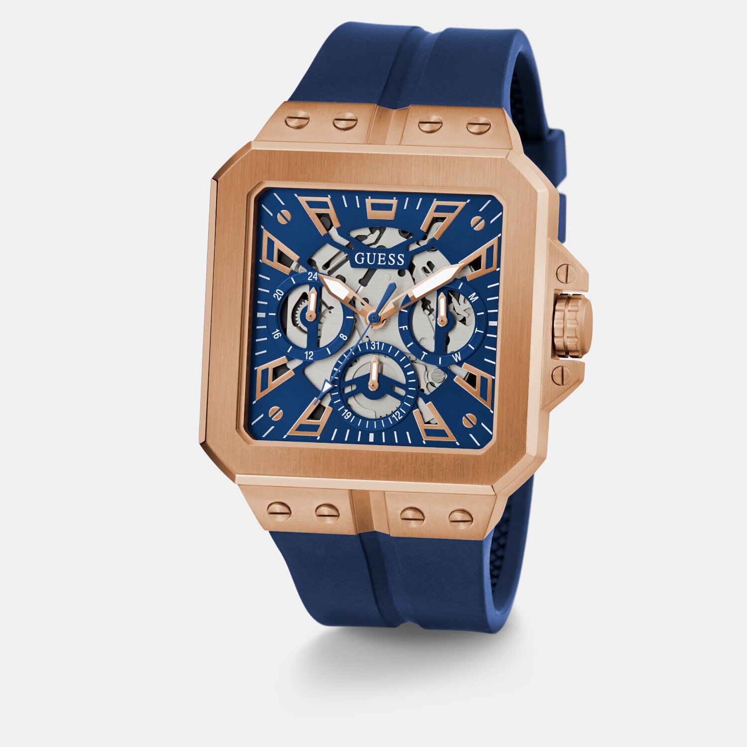 Guess Silicone Blue watch