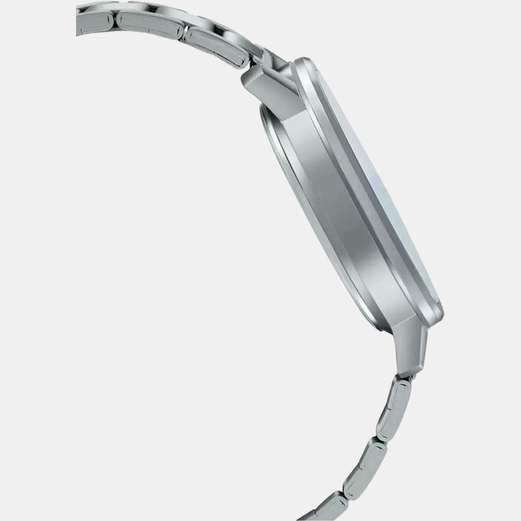 Casio Men Round Silver watch
