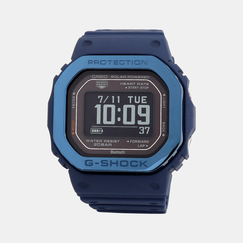 Casio Rectangular Blue Digital watch