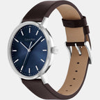 Calvin Klein Men Round Blue watch