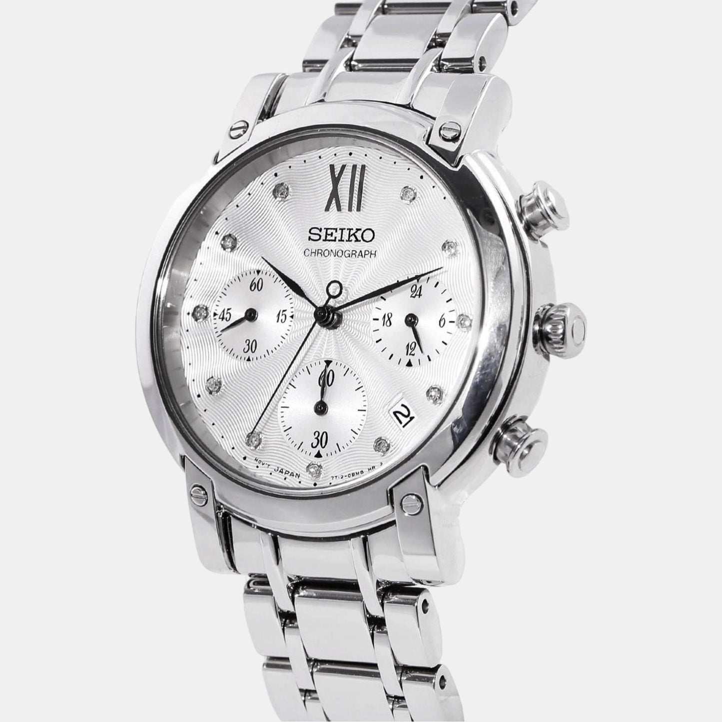 Women's Silver Chronograph Stainless Steel Watch SRW837P1