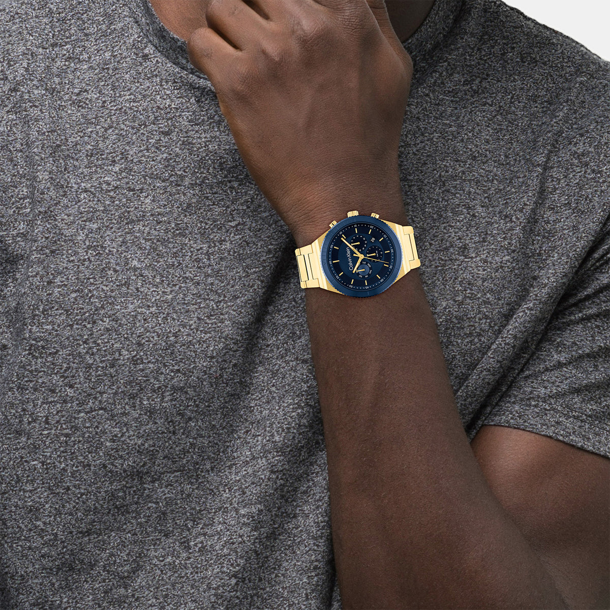 Calvin Klein Stainless Steel Tonneau watch
