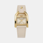 Fossil Rectangular Gold Analog watch