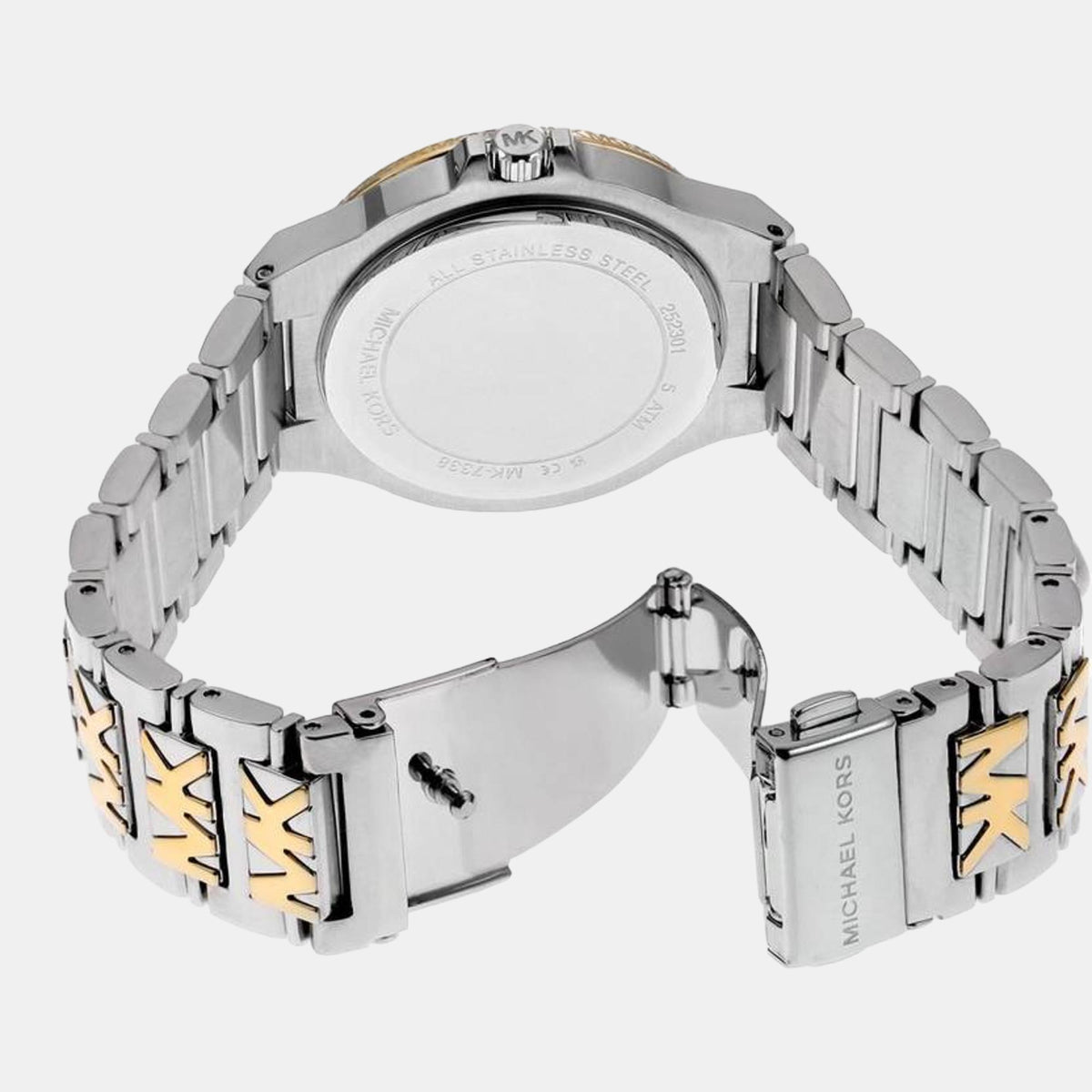 Lennox Women Quartz Multicolour Dial Analog Stainless Steel Watch MK7338