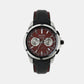 Coutura Male Red Chronograph Stainless steel Watch SSB435P9