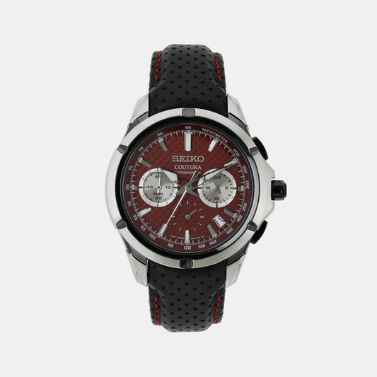Coutura Male Red Analog Stainless steel Watch SSB435P9