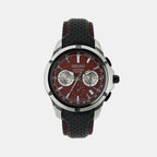 Seiko Round Red Chronograph watch