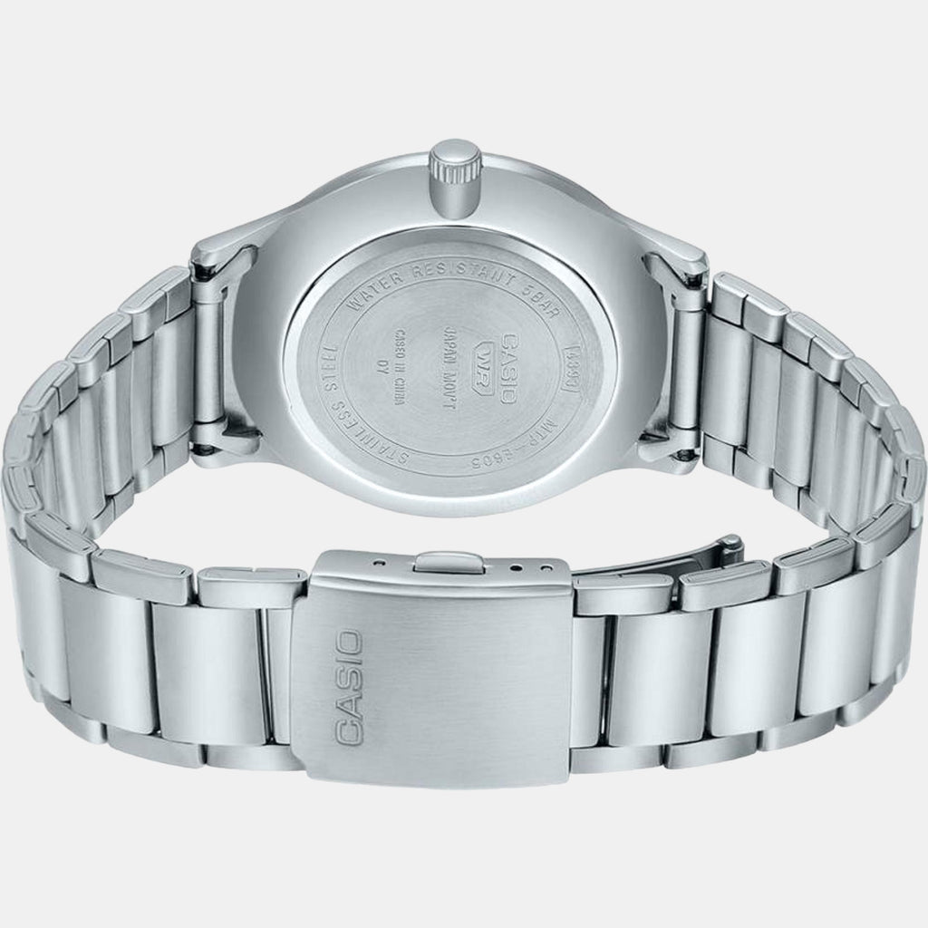 Enticer Men Quartz Blue Dial Analog Stainless Steel Watch A2111