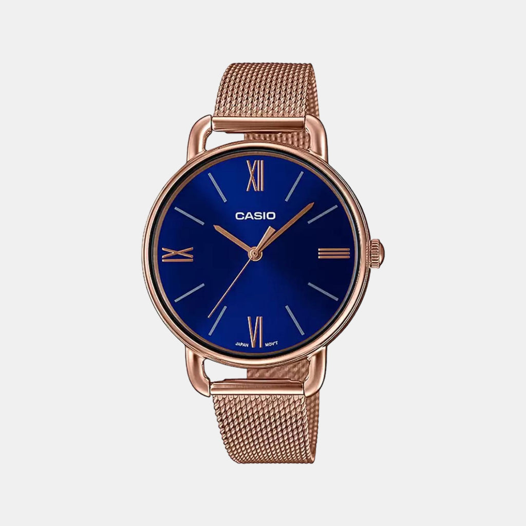 Casio Round Blue Analog watch