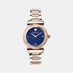 Versace Round Blue Analog watch