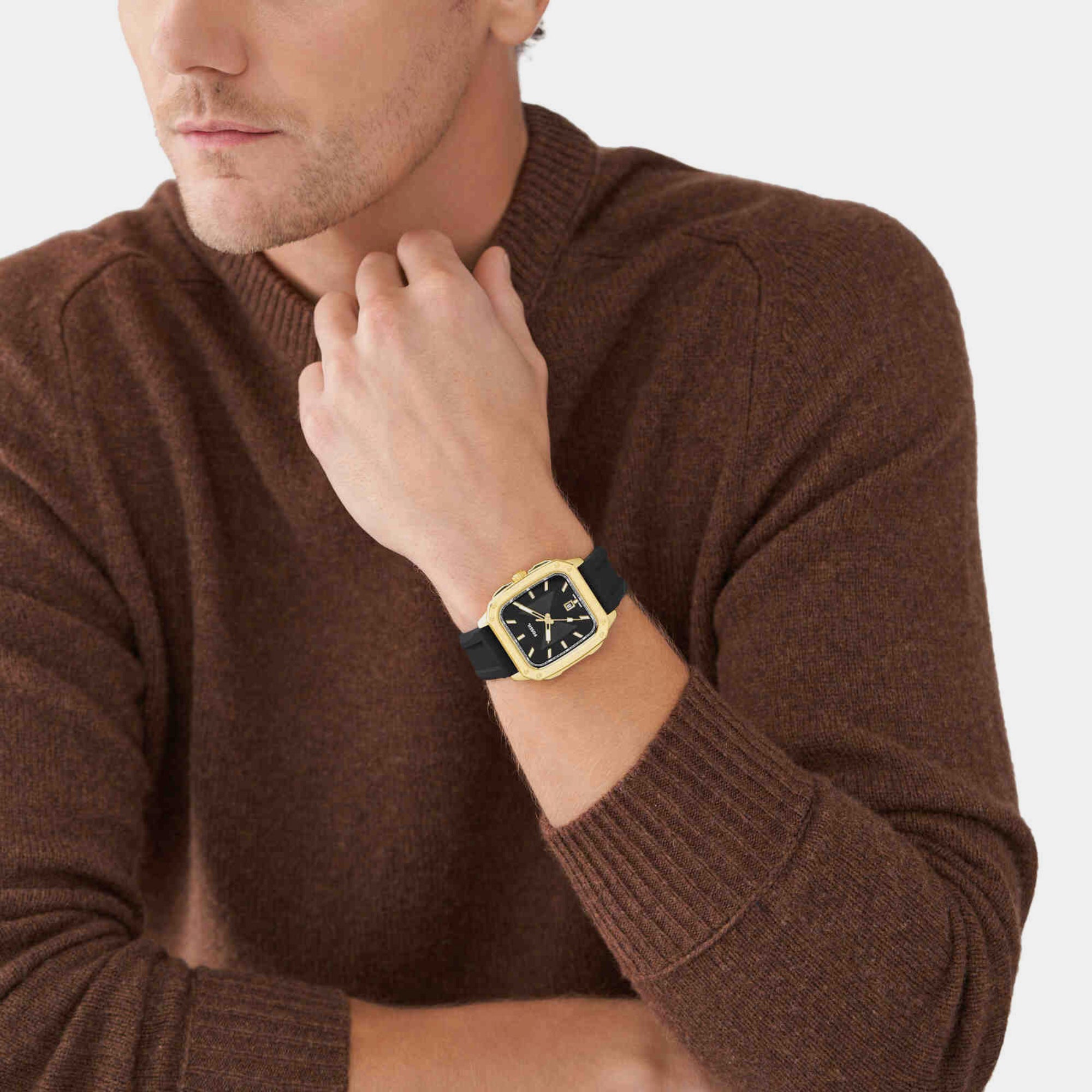 Fossil Men Square Black watch